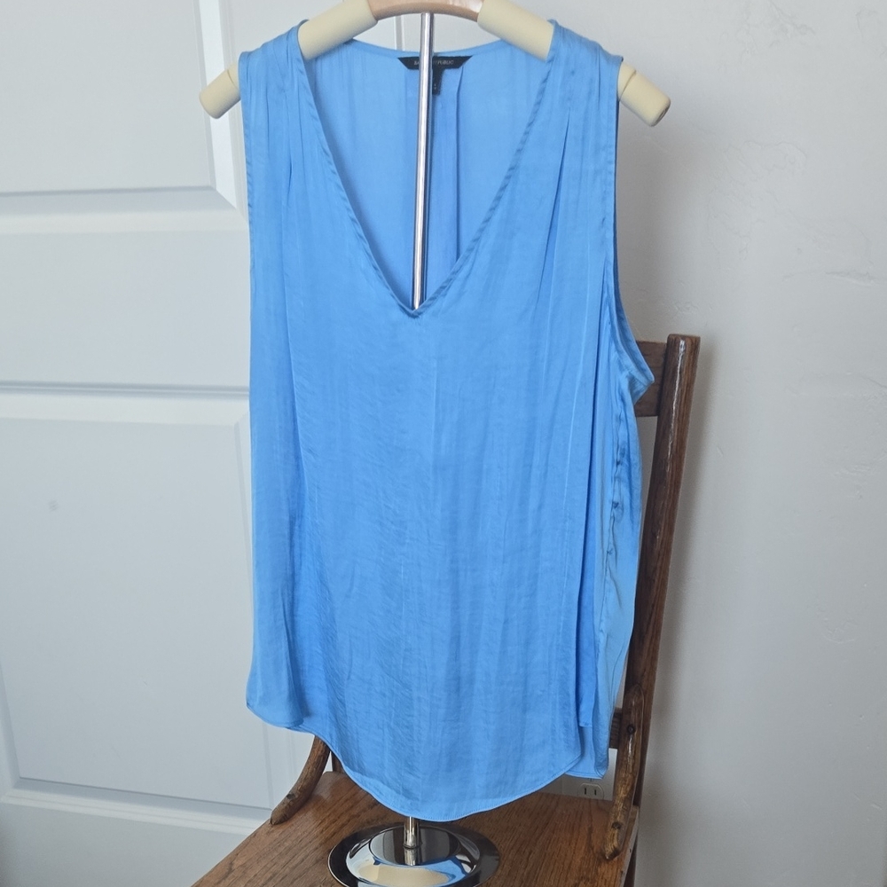 Banana Republic Relaxed Blue Sleeveless Tank